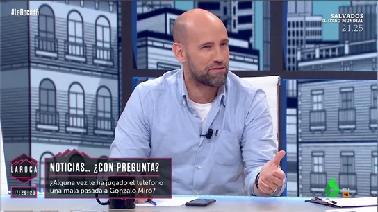 La mala jugada del móvil de Gonzalo Miró que le ha hecho pasar vergüenza: "Algo con muchos rombos" La mala jugada del móvil de Gonzalo Miró que le ha hecho pasar vergüenza: "Algo con muchos rombos"