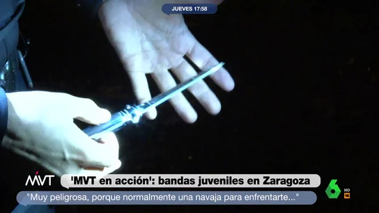 Así esconden las bandas juveniles sus armas en plena calle en Zaragoza: "Lo hacen para defenderse si viene a su territorio la banda rival" Así esconden las bandas juveniles sus armas en plena calle en Zaragoza: "Lo hacen para defenderse si viene a su territorio la banda rival"