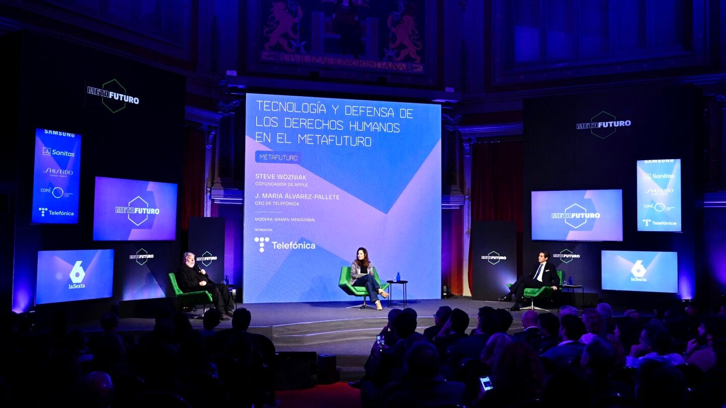  Charla completa entre Steve Wozniak y Jos&eacute; Mar&iacute;a &Aacute;lvarez-Pallete sobre tecnolog&iacute;a y defensa de los DDHH en el Metafuturo 