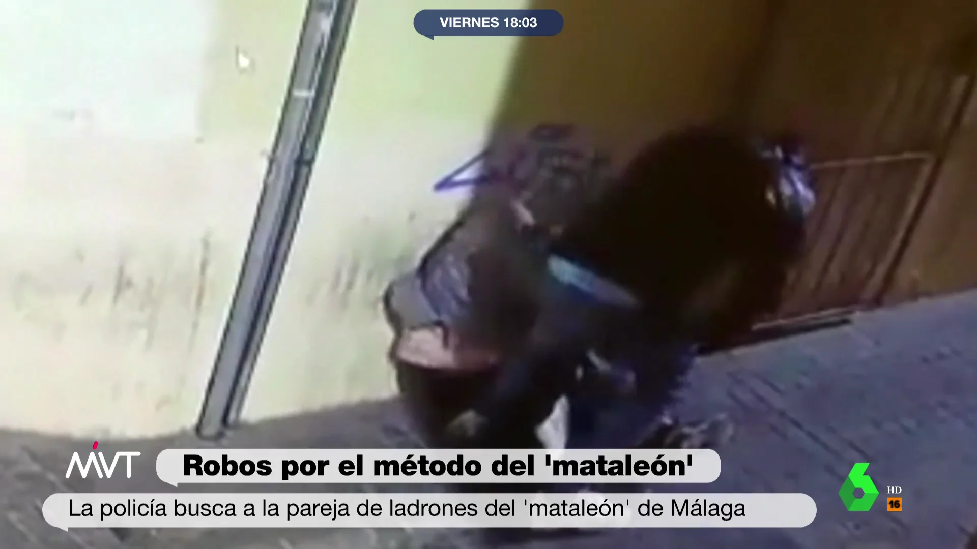 La Policía busca a una pareja que intentó robar a una mujer dejándola inconsciente a través del 'mataleón'