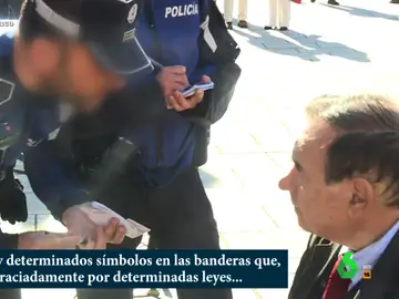 Así &#39;abroncó&#39; un policía a franquistas que homenajearon al dictador el 20N: &quot;Hay símbolos que no se pueden exhibir&quot;