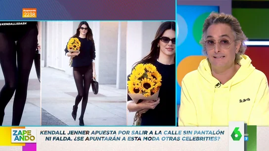Así celebra Josie el original look de Kendall Jenner de culotte, media y tacón: Así celebra Josie el original look de Kendall Jenner de culotte, media y tacón: