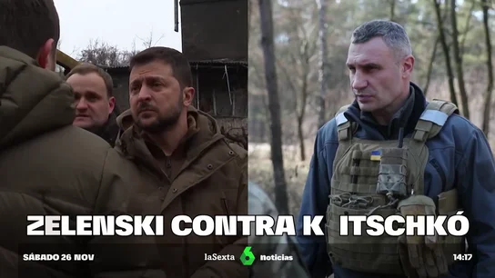 Zelenski y el alcalde de Kiev Zelenski y el alcalde de Kiev