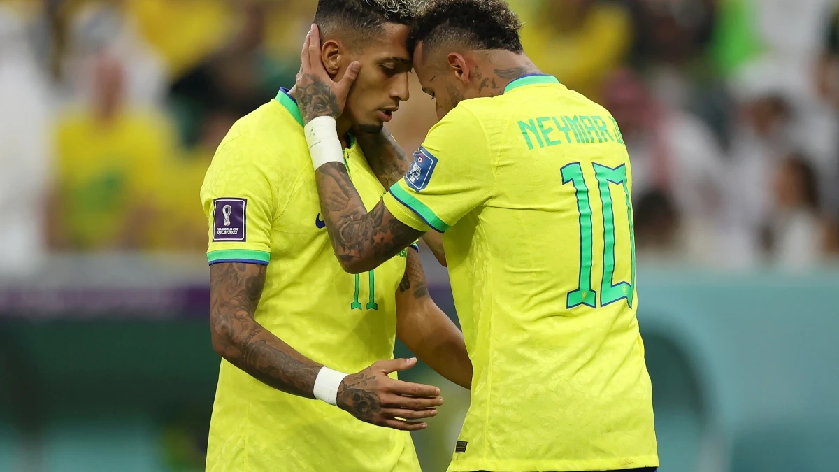 Raphinha y Neymar