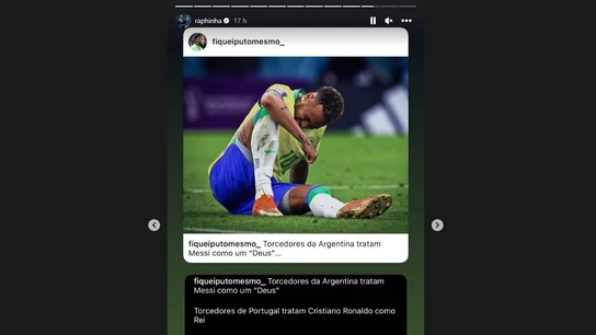 Historia de Raphinha defendiendo a Neymar Historia de Raphinha defendiendo a Neymar