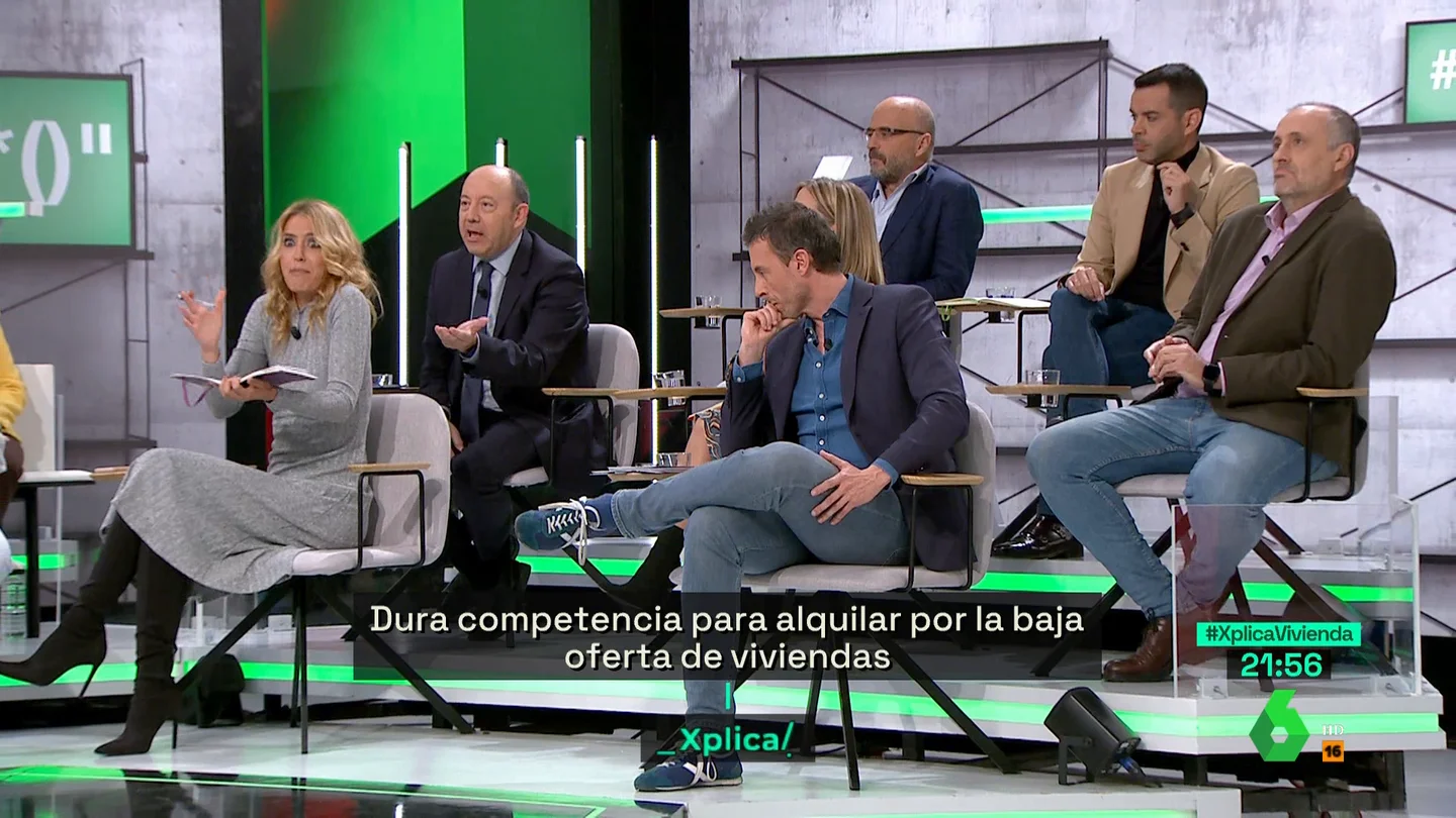 El desencuentro entre Afra Blanco y Bernardos por la crisis de la vivienda: "Te has quedado a gusto, Gonzalo" El desencuentro entre Afra Blanco y Bernardos por la crisis de la vivienda: "Te has quedado a gusto, Gonzalo"