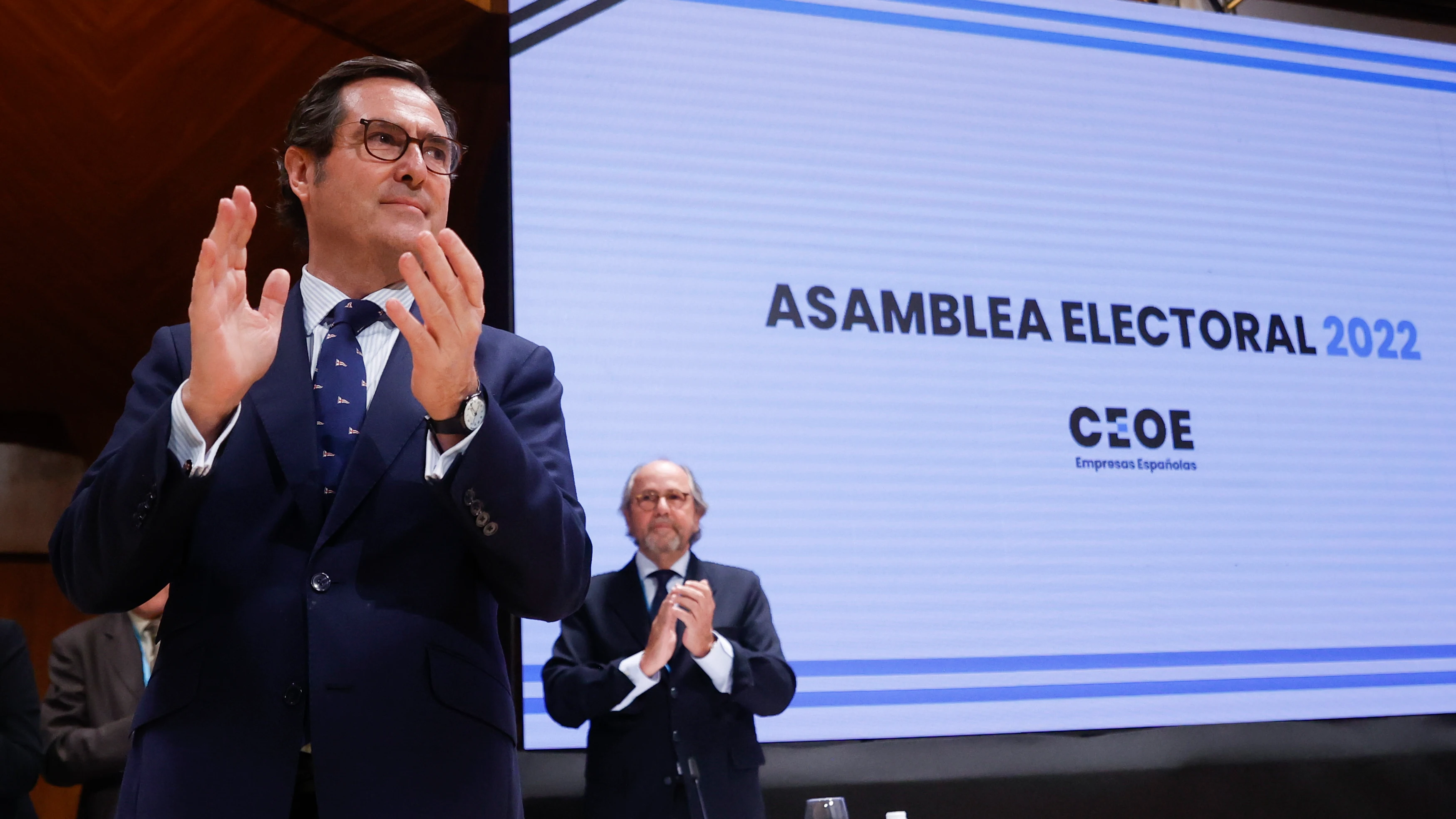 El presidente de la CEOE, Antonio Garamendi