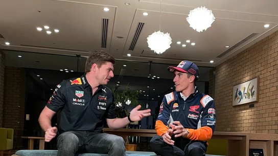 Marc Márquez y Max Verstappen Marc Márquez y Max Verstappen