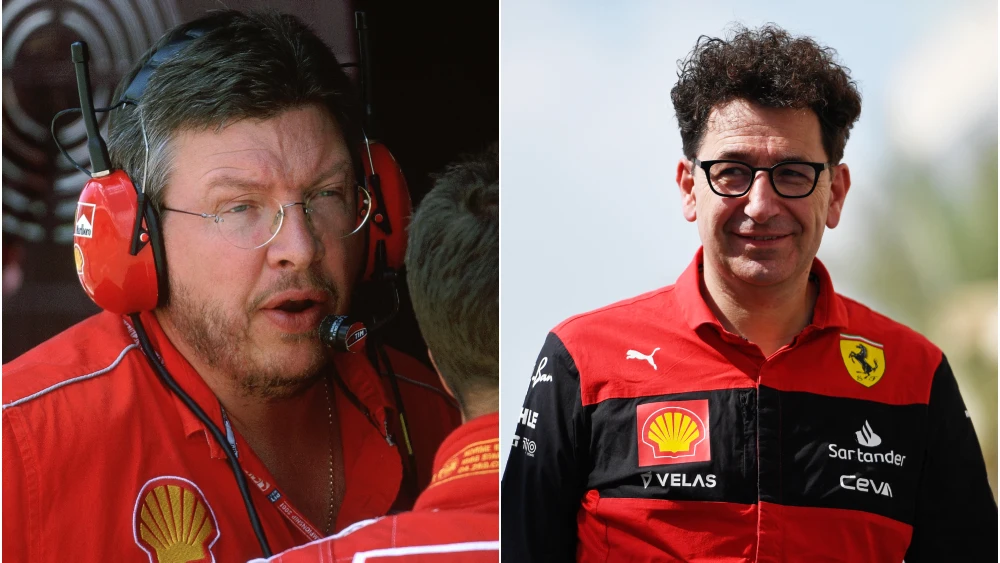 Ross Brawn y Mattia Binotto