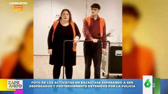 el surrealista acto vandálico para protestar contra el cambio climático el surrealista acto vandálico para protestar contra el cambio climático