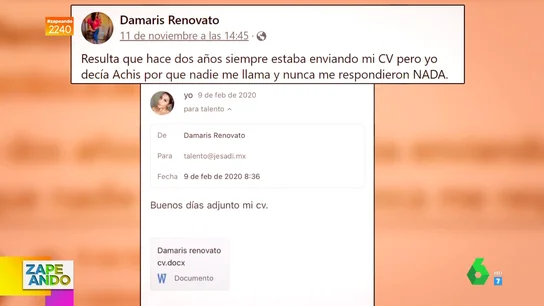 La viral confusión de una mujer buscando trabajo: así mandaba la lista de la compra en vez del currículum La viral confusión de una mujer buscando trabajo: así mandaba la lista de la compra en vez del currículum