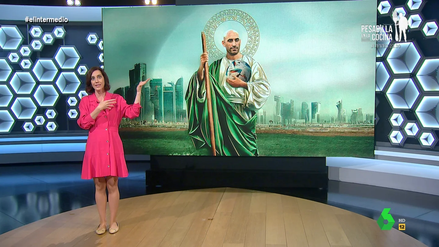 Cristina Gallego, a Rubiales sobre Qatar: "Qué importa que den a las mujeres latigazos, lo preocupante sería que le dé uno a Morata" Cristina Gallego, a Rubiales sobre Qatar: "Qué importa que den a las mujeres latigazos, lo preocupante sería que le dé uno a Morata"