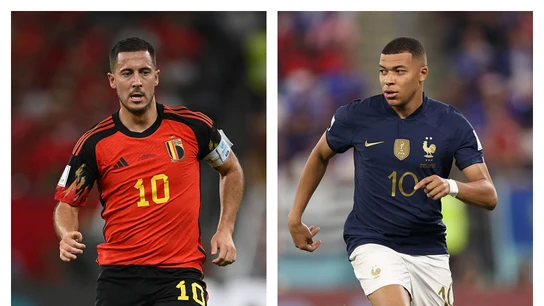 Eden Hazard y Kylian Mbappé Eden Hazard y Kylian Mbappé