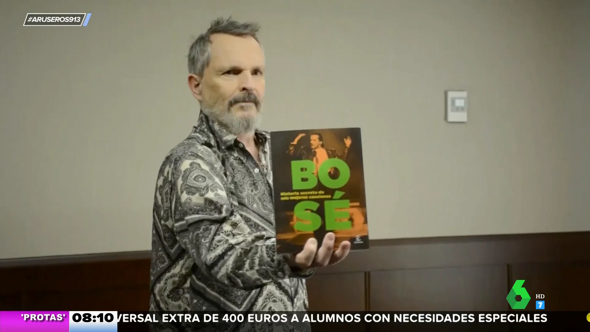 Miguel Bosé reflexiona sobre la fama: "El éxito es venenoso"