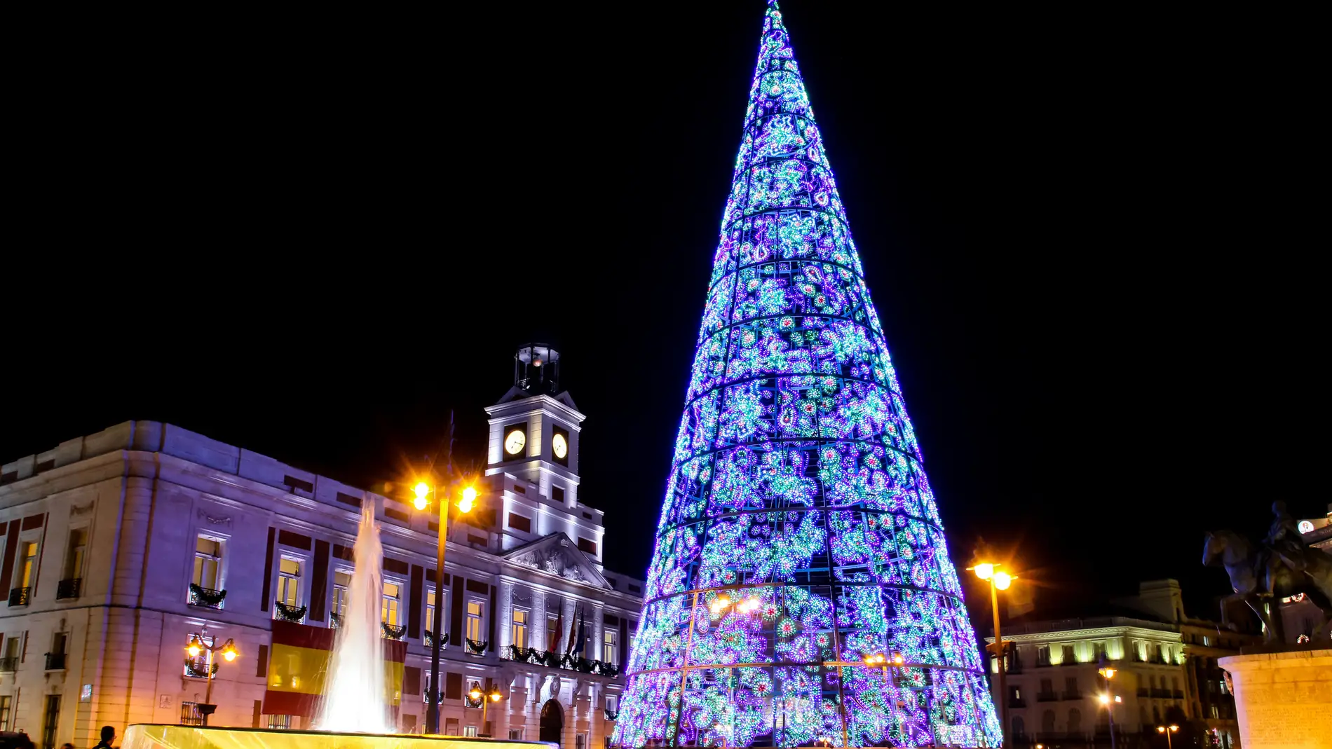 Árbol de Navidad de la Puerta del Sol de Madrid