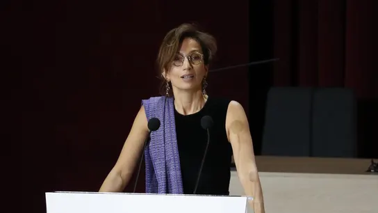 Imagen de archivo de la directora general de la Unesco, Audrey Azoulay. Imagen de archivo de la directora general de la Unesco, Audrey Azoulay.