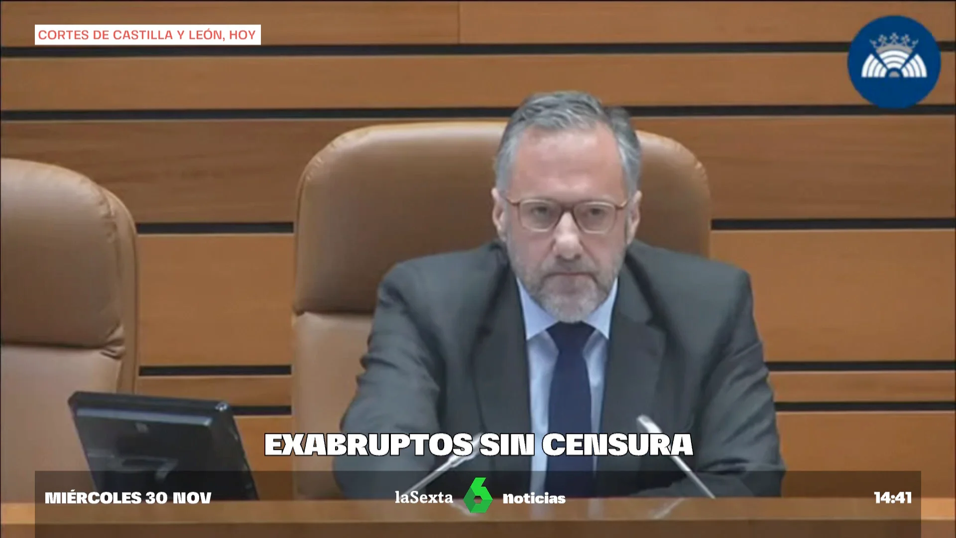 El presidente de las Cortes de Castilla y León