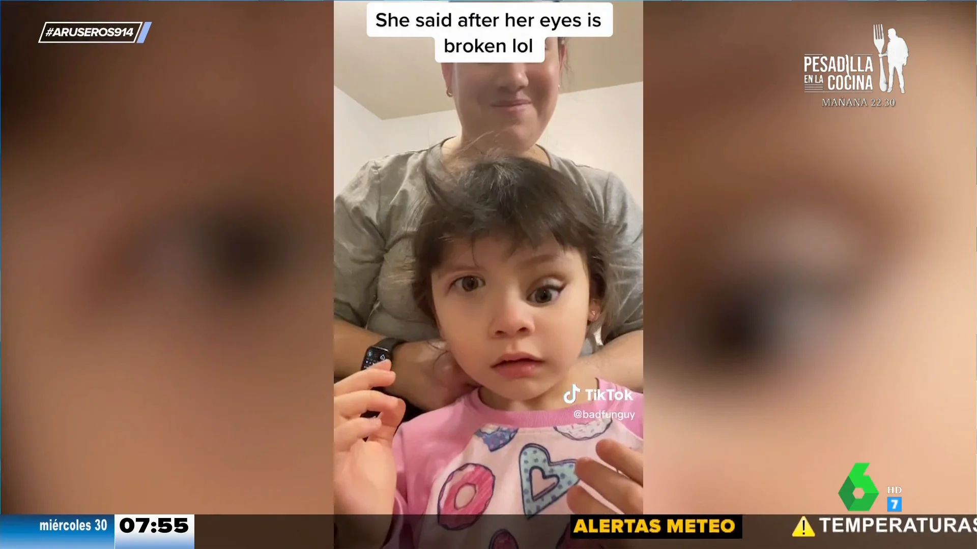 La reacción de esta niña cuando sus padres le gastan una broma con un filtro de fotografías