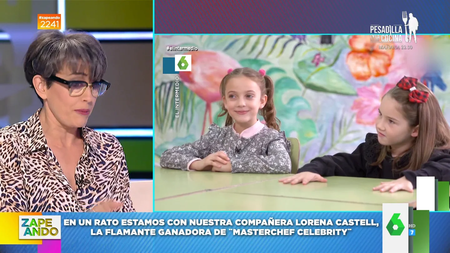 La divertida pregunta de Thais Villas a los niños para que la vean como una amiga en sus reportajes en El Intermedio La divertida pregunta de Thais Villas a los niños para que la vean como una amiga en sus reportajes en El Intermedio