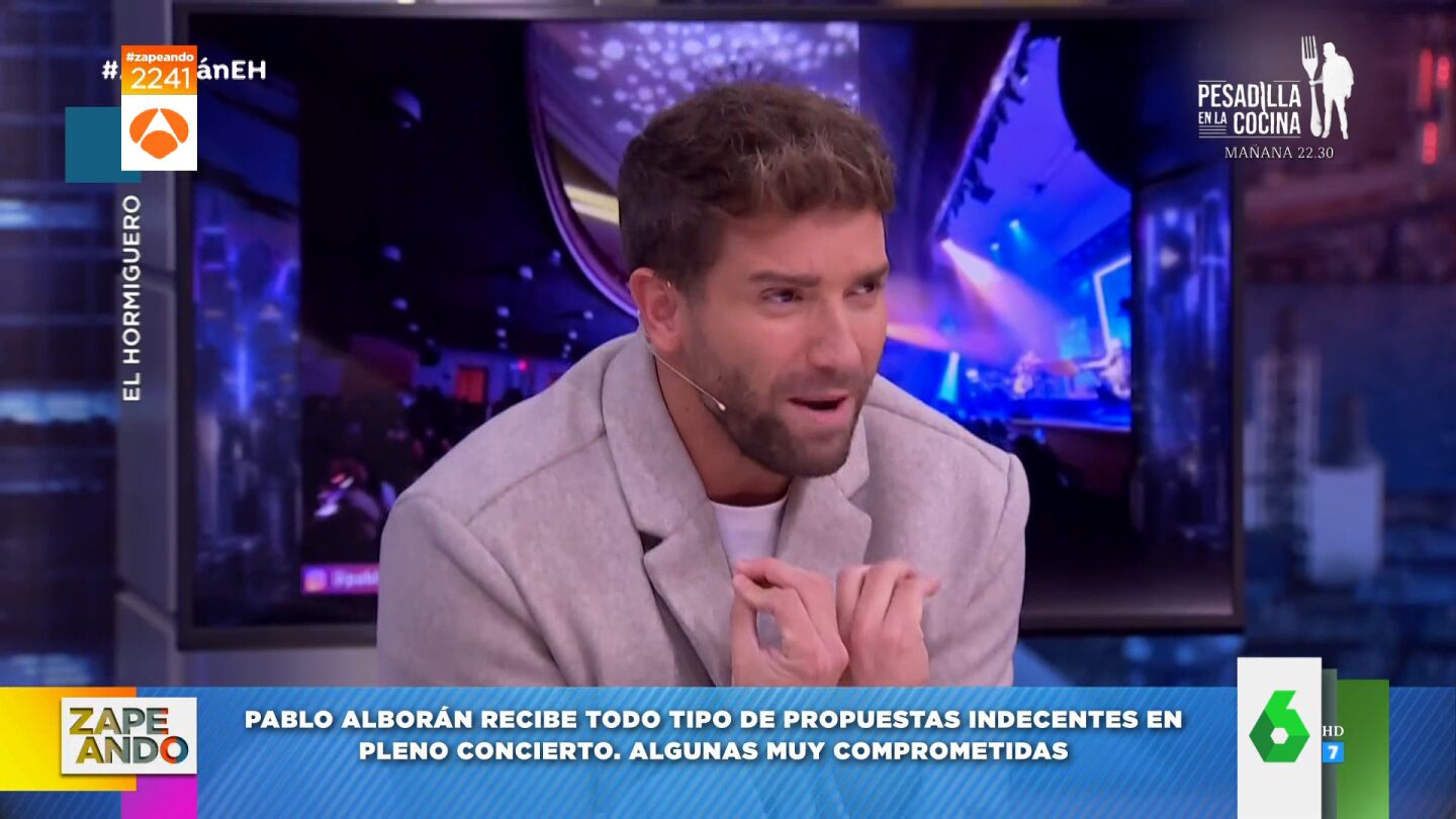 La surrealista an&eacute;cdota de Pablo Albor&aacute;n con un hombre del p&uacute;blico