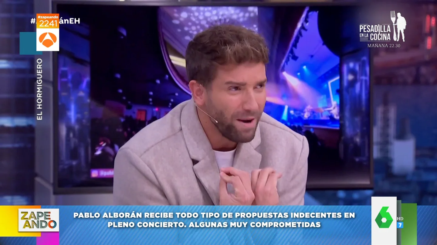 La surrealista anécdota de Pablo Alborán con un hombre del público La surrealista anécdota de Pablo Alborán con un hombre del público