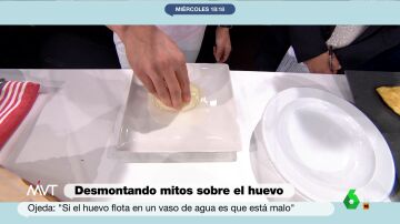 El sencillo truco del nutricionista Pablo Ojeda para descubrir cuándo un huevo está en mal estado
