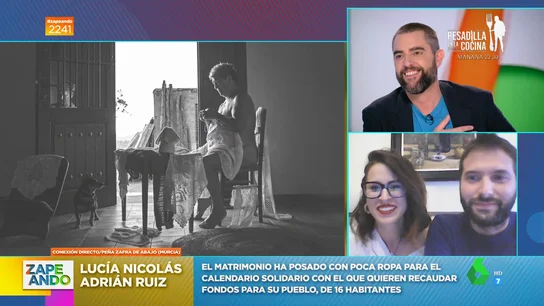 La propuesta de Lucía y Adrián a Dani Mateo en directo La propuesta de Lucía y Adrián a Dani Mateo en directo