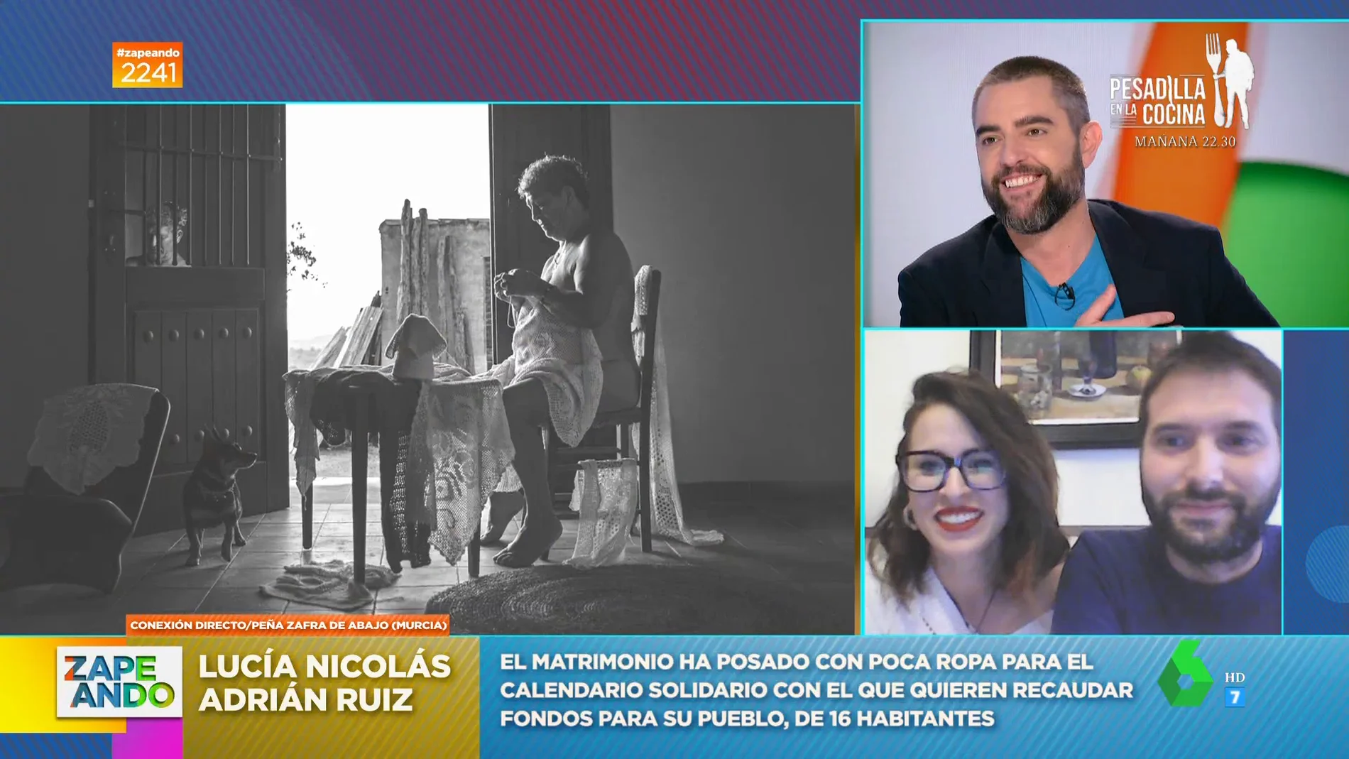 La propuesta de Lucía y Adrián a Dani Mateo en directo