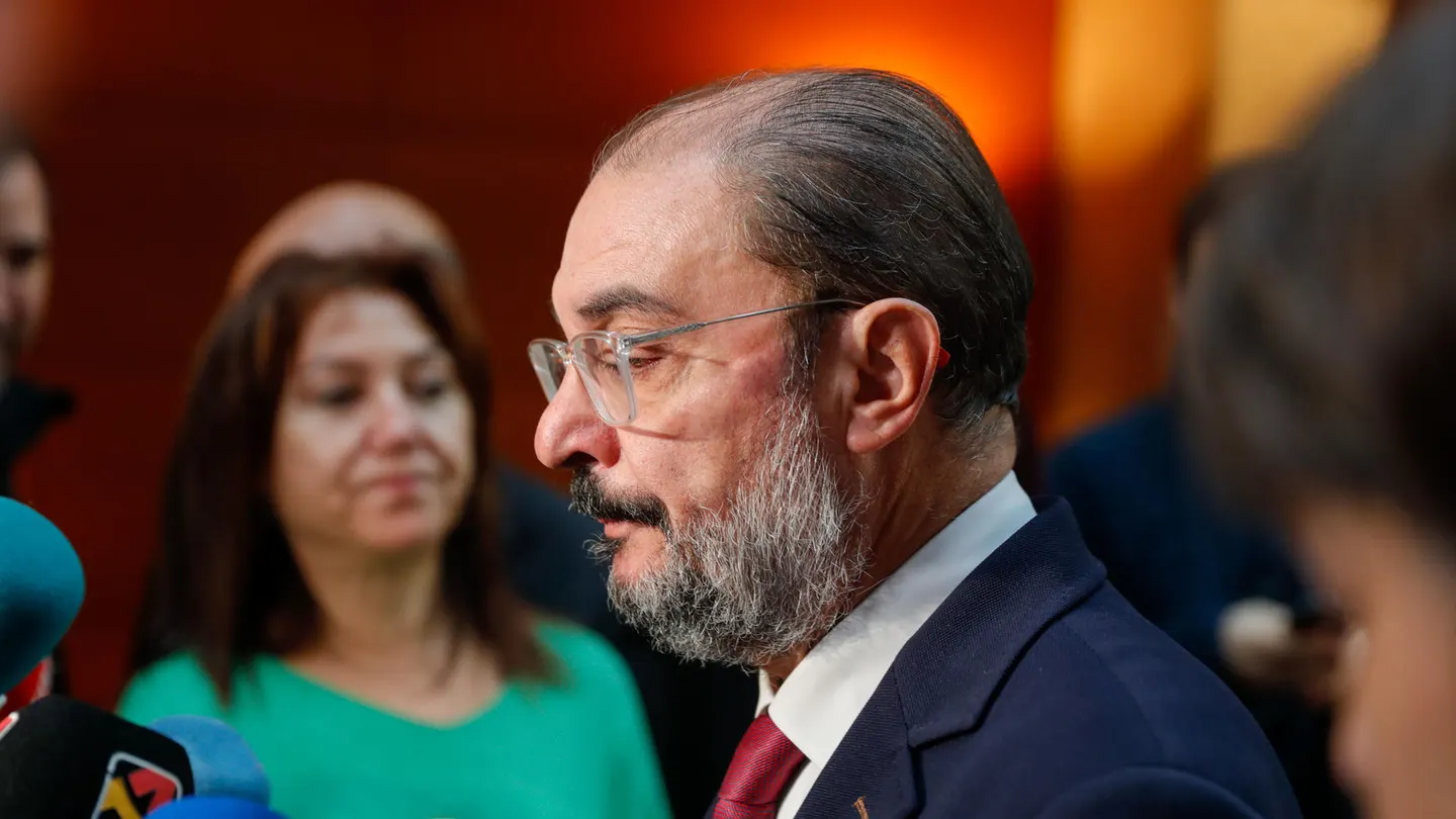 El presidente del Gobierno de Aragón, Javier Lambán El presidente del Gobierno de Aragón, Javier Lambán