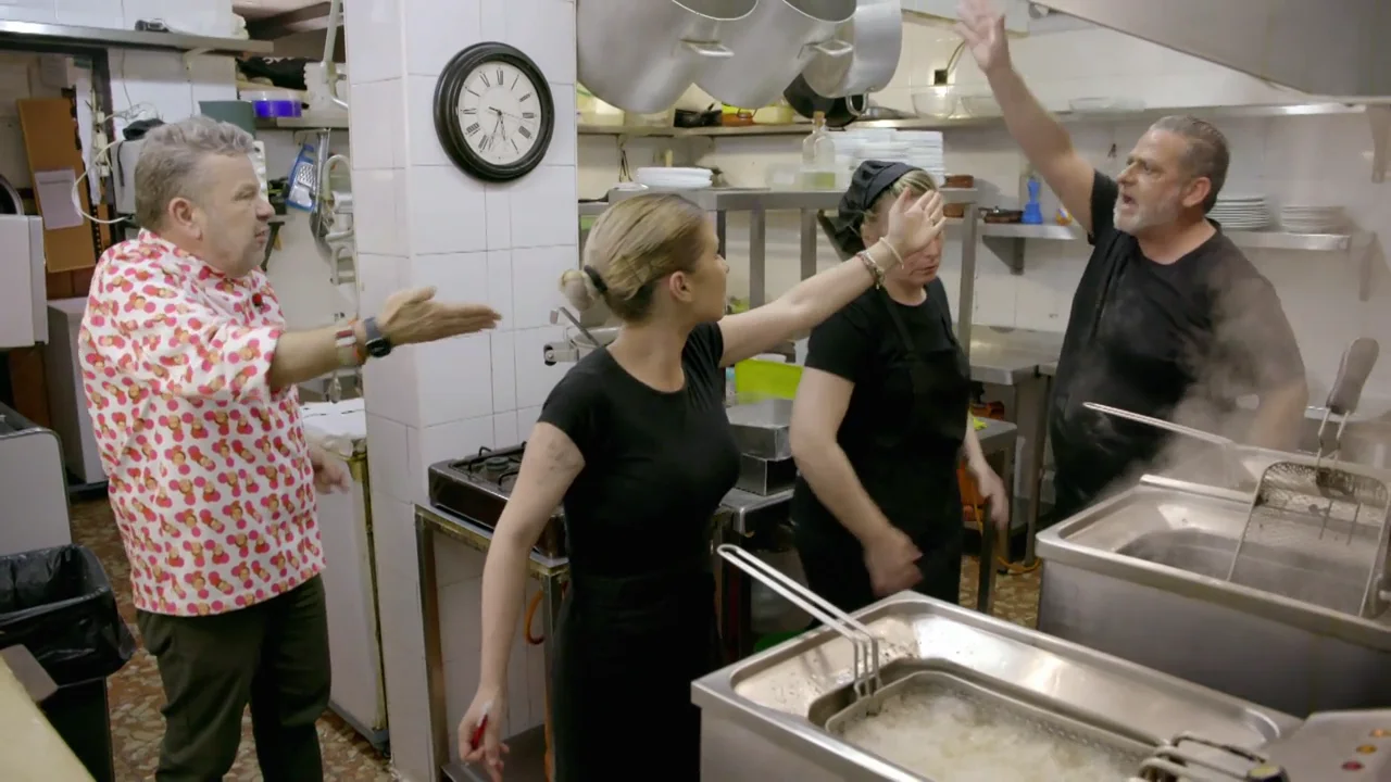 Chicote se enfrenta al cocinero de El Palomo en una de las broncas más tensas de Pesadilla en la cocina