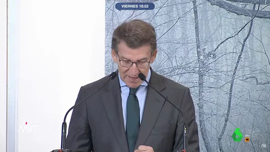 El último 'lapsus' de Feijóo: acusa al Gobierno de señalar a los "fachas con toga" El último 'lapsus' de Feijóo: acusa al Gobierno de señalar a los "fachas con toga"
