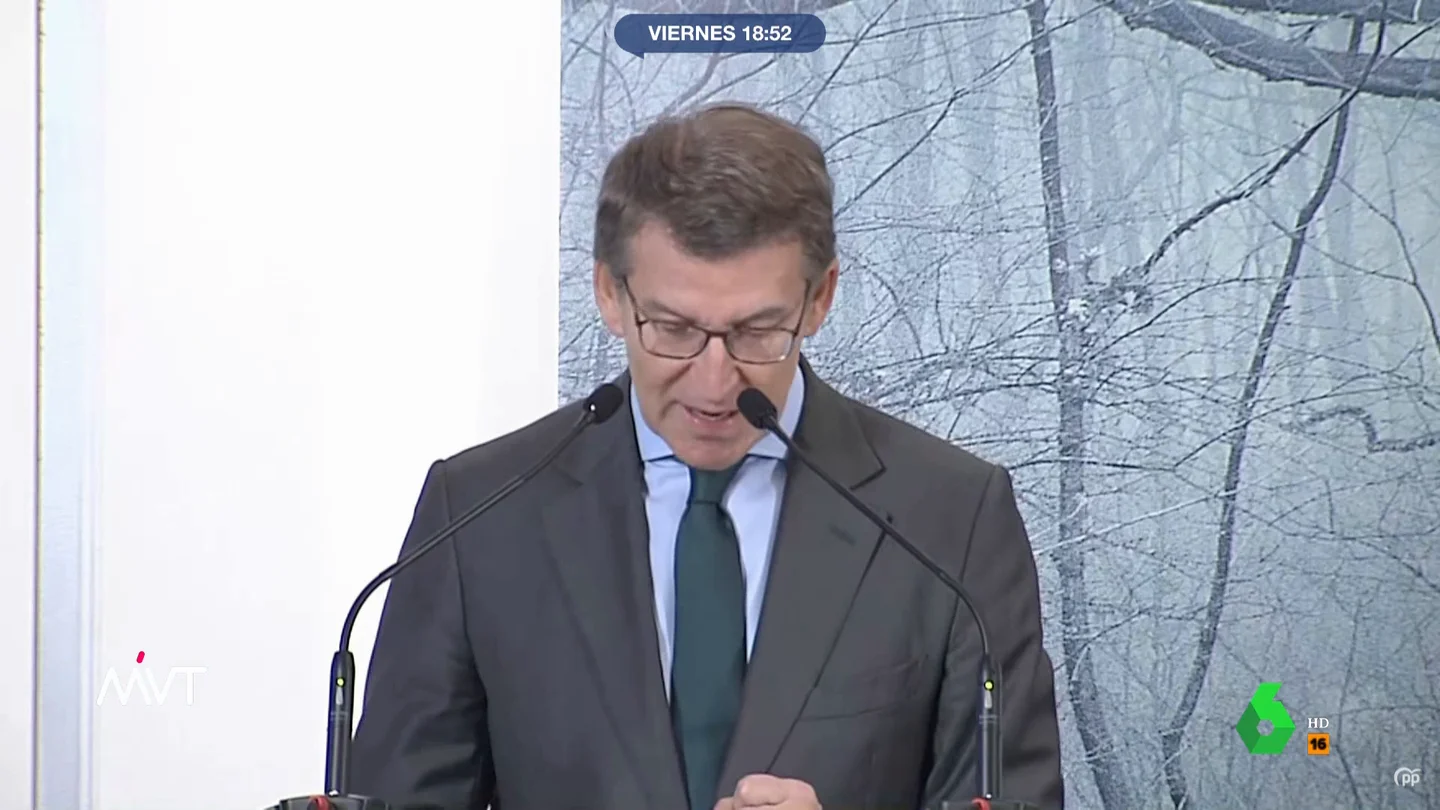 El último 'lapsus' de Feijóo: acusa al Gobierno de señalar a los "fachas con toga" El último 'lapsus' de Feijóo: acusa al Gobierno de señalar a los "fachas con toga"
