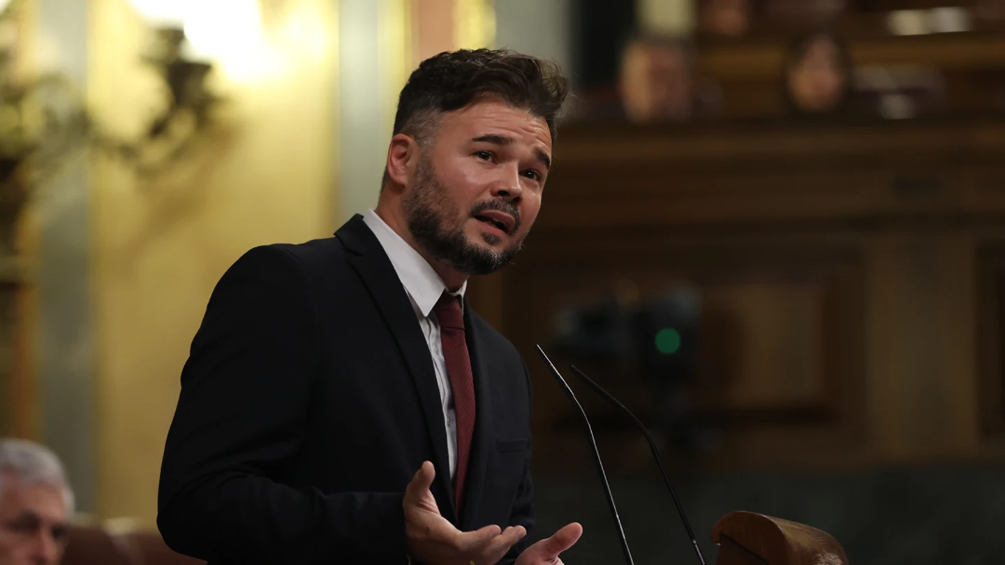 El portavoz de ERC en el Congreso, Gabriel Rufián El portavoz de ERC en el Congreso, Gabriel Rufián