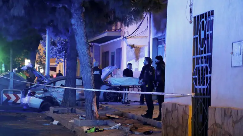 Un conductor ebrio mata a tres personas que caminaban por una acera en Castellón