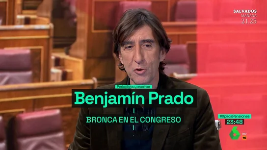 Benjamín Prado critica "la entrada de la ultraderecha en la instituciones": "Vivimos un momento de involución ideológica" Benjamín Prado critica "la entrada de la ultraderecha en la instituciones": "Vivimos un momento de involución ideológica"