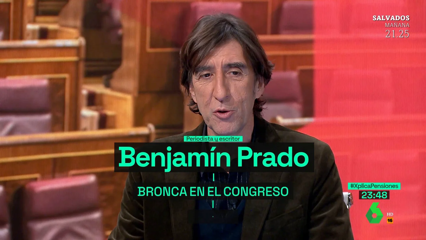 Benjamín Prado critica "la entrada de la ultraderecha en la instituciones": "Vivimos un momento de involución ideológica" Benjamín Prado critica "la entrada de la ultraderecha en la instituciones": "Vivimos un momento de involución ideológica"