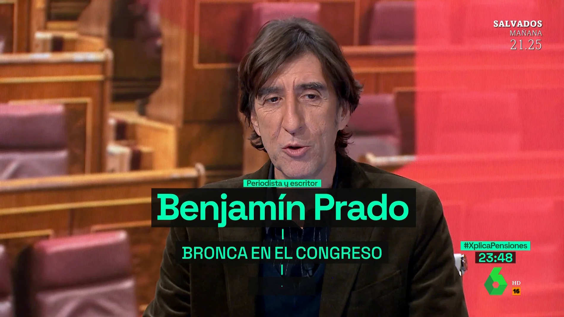 Benjamín Prado critica "la entrada de la ultraderecha en la instituciones": "Vivimos un momento de involución ideológica"