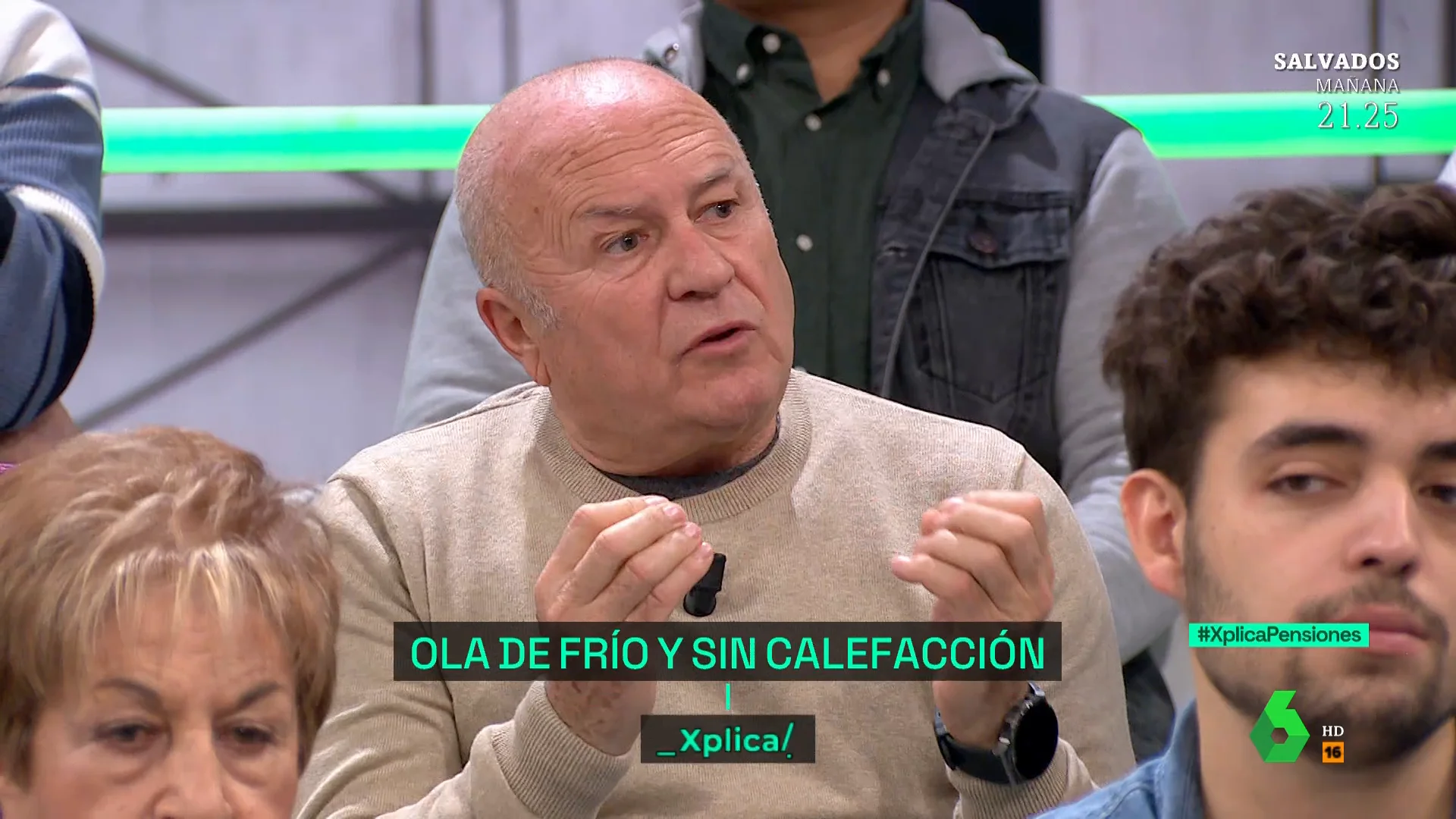 Damián, pensionista, planta cara a un economista en laSexta Xplica: "Provocador, vives en los mundos de Yupi"