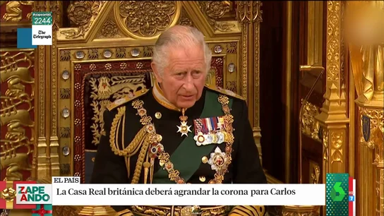 La Casa Real británica tendrá que agrandar la corona para Carlos III La Casa Real británica tendrá que agrandar la corona para Carlos III