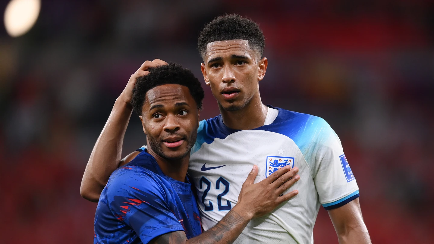 Raheem Sterling y Jude Bellingham Raheem Sterling y Jude Bellingham