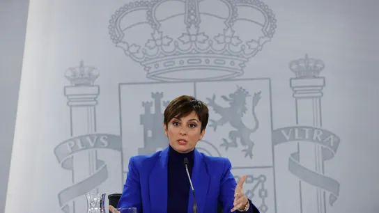 La portavoz del Gobierno y ministra de Política Territorial, Isabel Rodríguez La portavoz del Gobierno y ministra de Política Territorial, Isabel Rodríguez