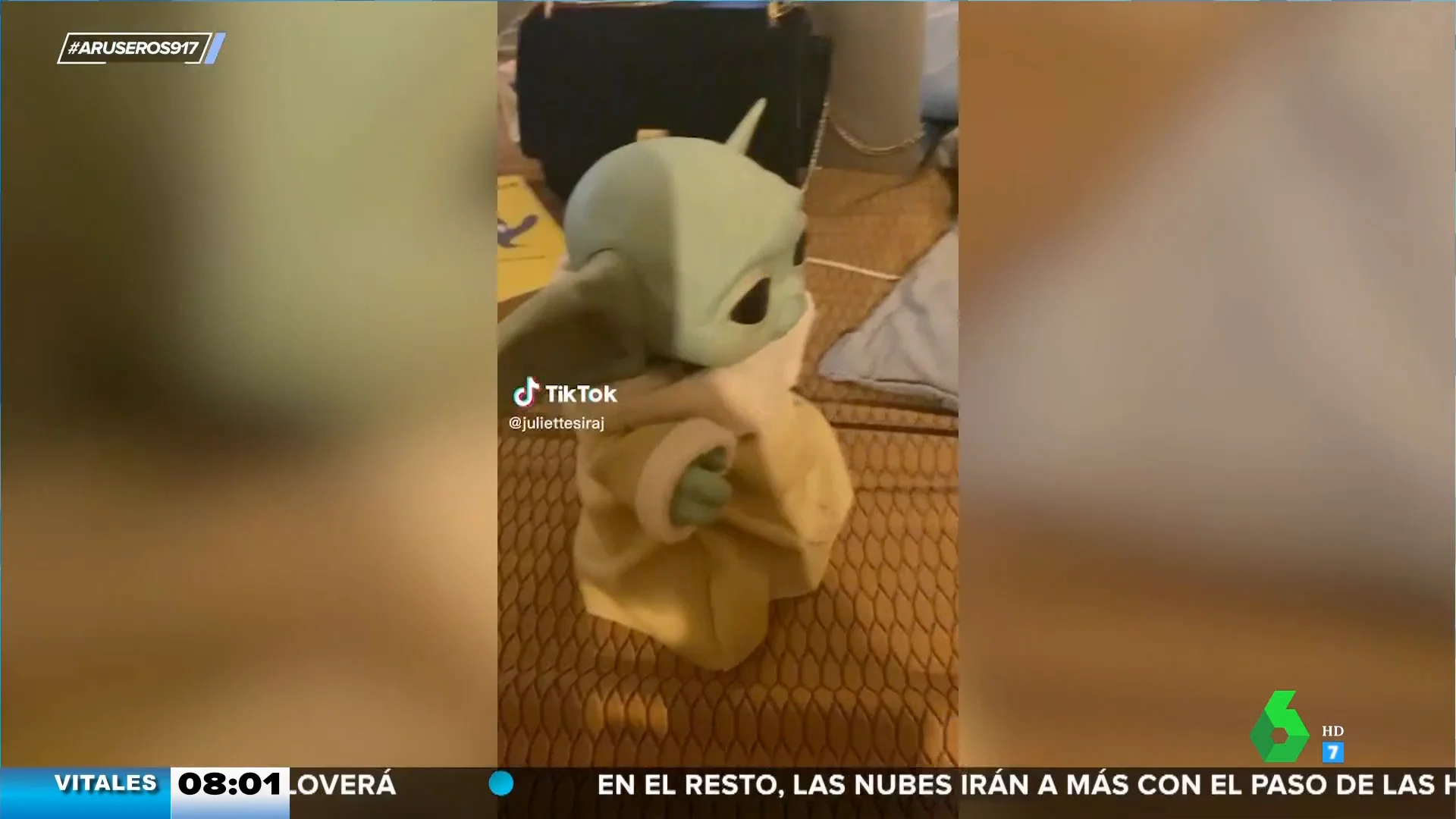 La cómica reacción de este perro cuando conoce a 'Baby Yoda'