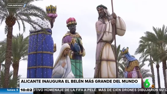 Alicante inaugura el belén más grande del mundo, certificado por el Libro Guinness de los Récords Alicante inaugura el belén más grande del mundo, certificado por el Libro Guinness de los Récords
