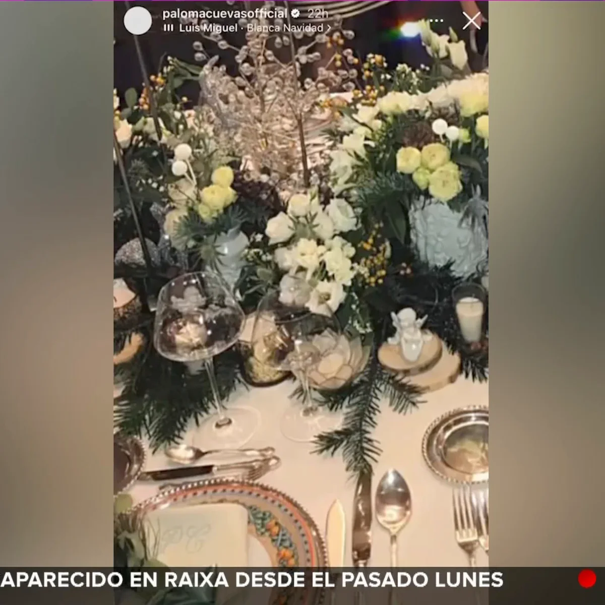 Paloma Cuevas celebra la Navidad en compañía de Luis Miguel (al menos, de su música) Paloma Cuevas celebra la Navidad en compañía de Luis Miguel (al menos, de su música)