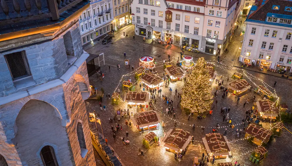 Mercado Navidad. Tallin
