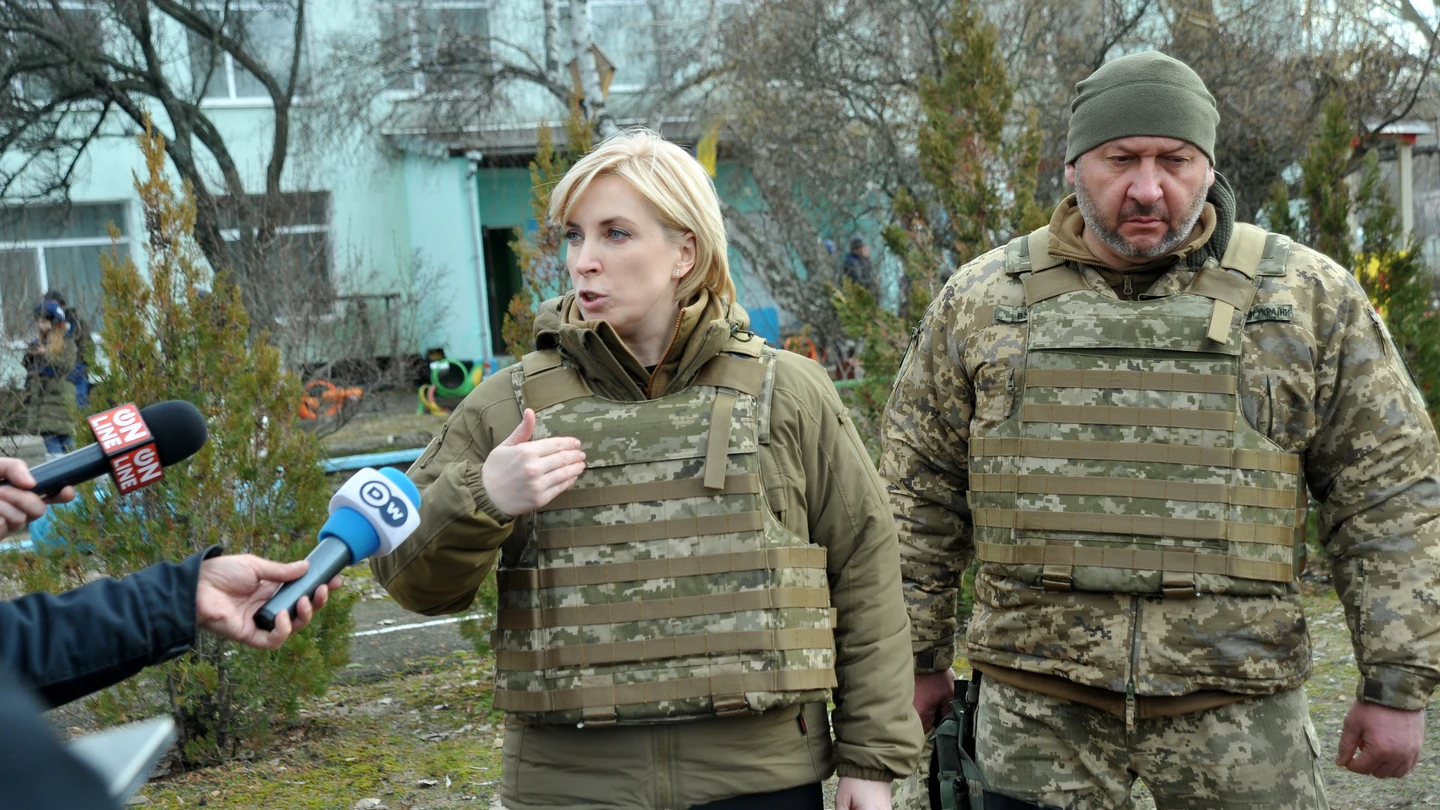 La viceprimera ministra de Ucrania, Iryna Vereshchuk. La viceprimera ministra de Ucrania, Iryna Vereshchuk.