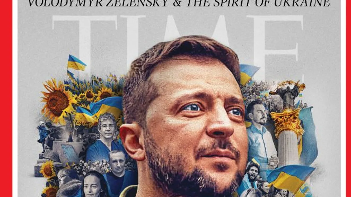 Volodímir Zelenski y "el espíritu de Ucrania", persona del año para la revista Time Volodímir Zelenski y "el espíritu de Ucrania", persona del año para la revista Time