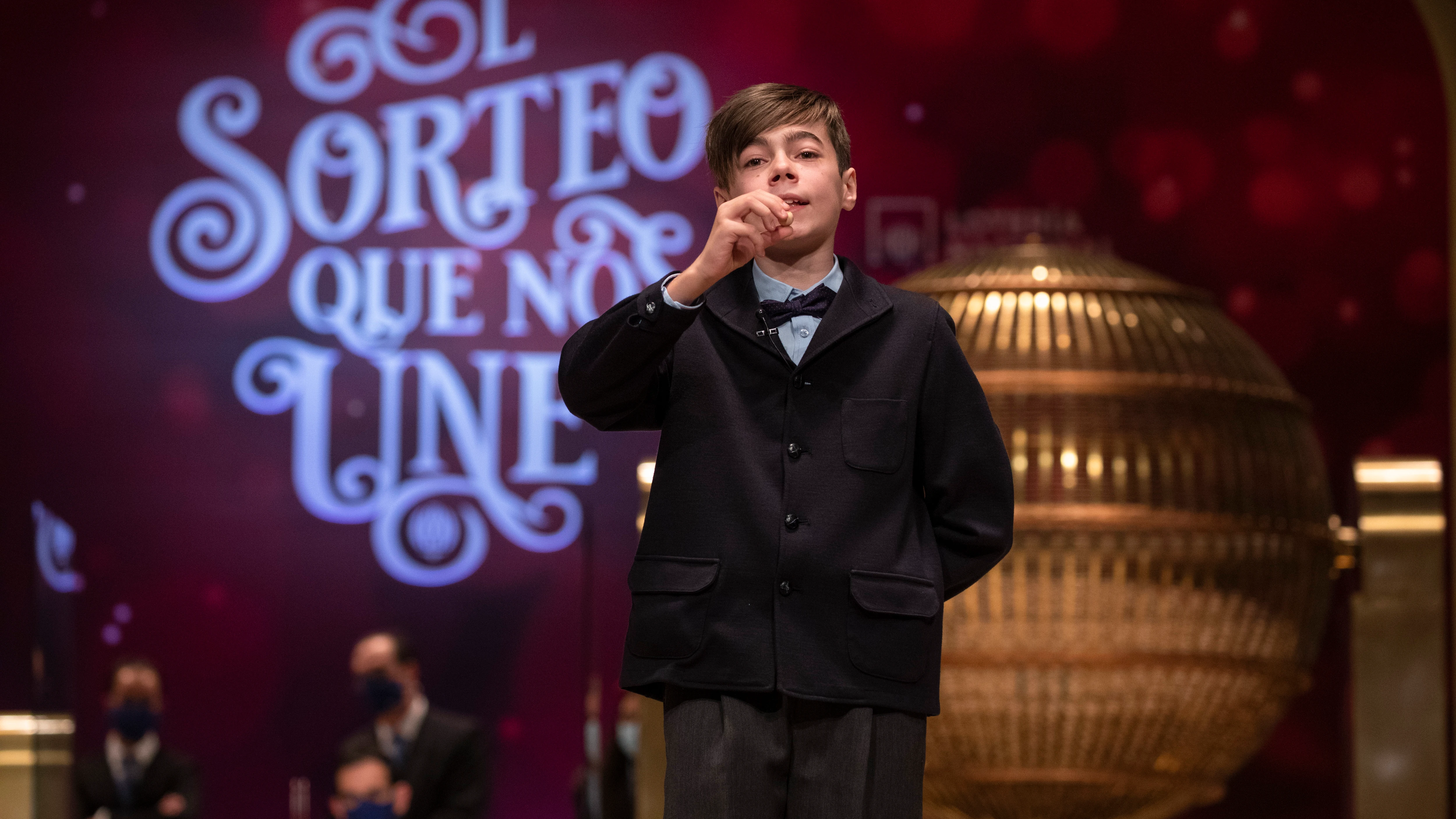 El momento de cantar el Gordo en el sorteo de la Lotería de Navidad de 2020