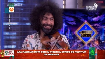 Así imita el libanés Ara Malikian con su violín los sonidos de animales en El Hormiguero