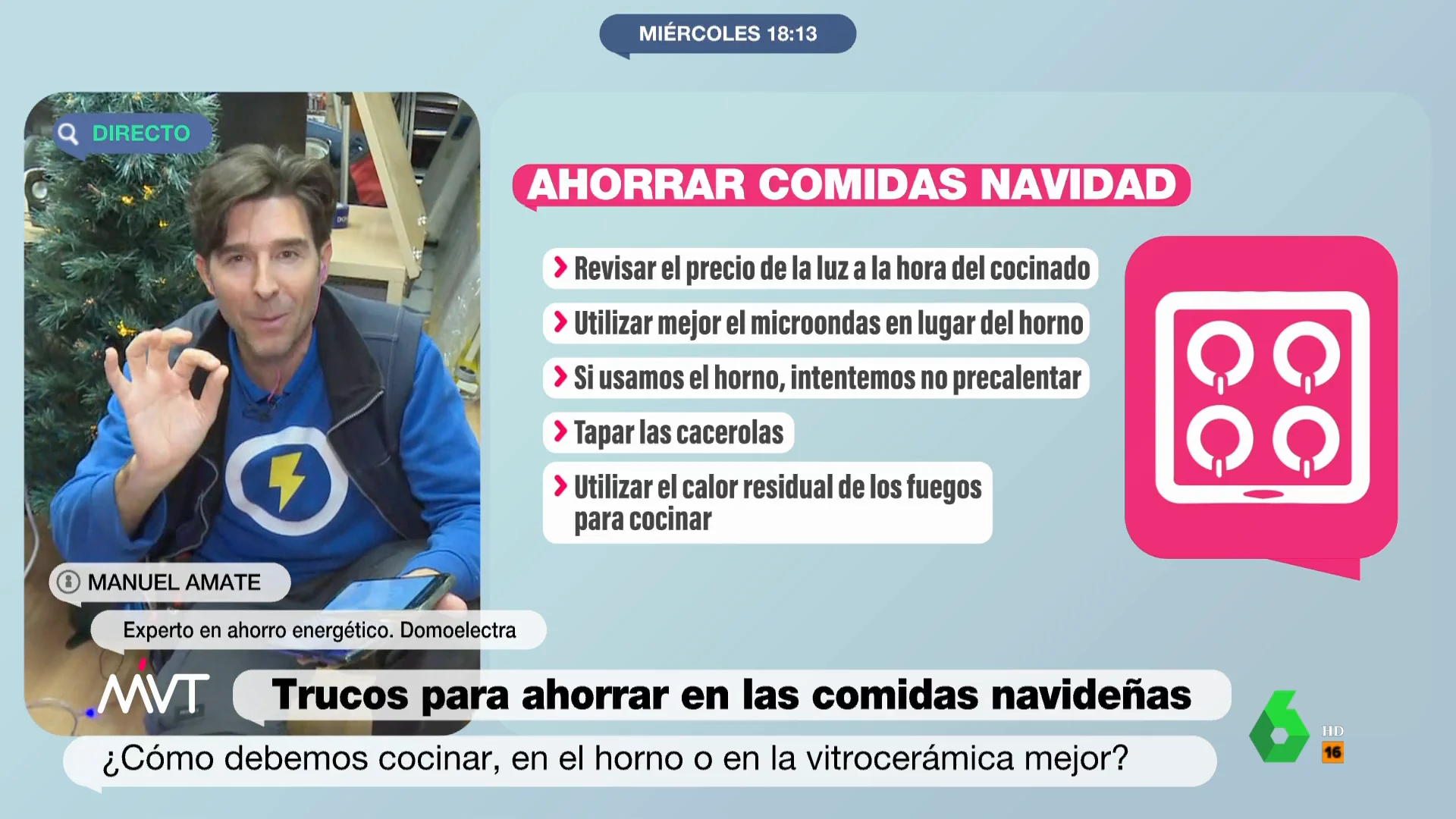 Trucos par ahorrar en Navidad: ¿es mejor cocinar en horno o en vitro?